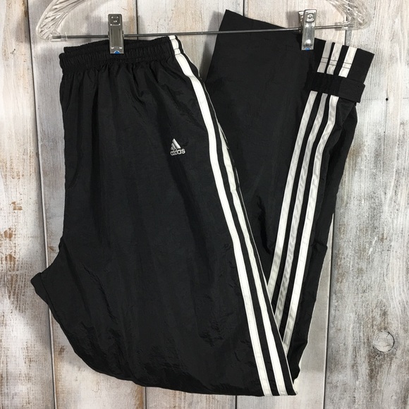 adidas Pants - ♾ Y2K 2000’s Adidas Windbreaker Pants Stripes XL